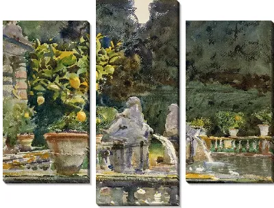 Стены сада, фонтан (1910)