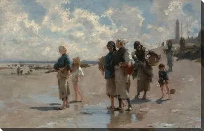 Ловля устриц в Канкаль (1878)