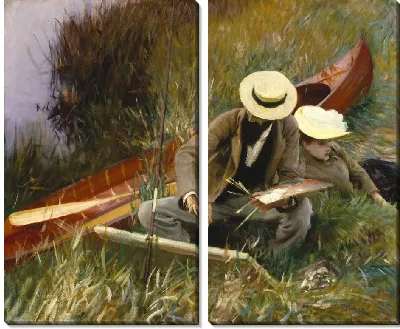 Картина Выход на природу (1889)