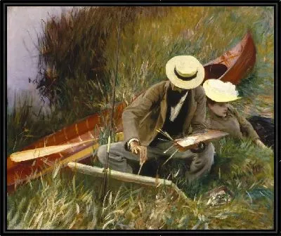 Картина Выход на природу (1889)