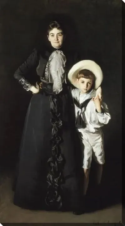 Картина Портрет миссис Эдвард Л. Дэвис и ее сын Ливингстон Дэвис (1890)