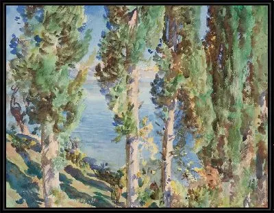 Остров Корфу: Кипарисы (1909)