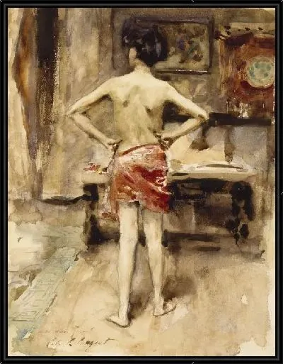 Картина Модель (1878-1879)