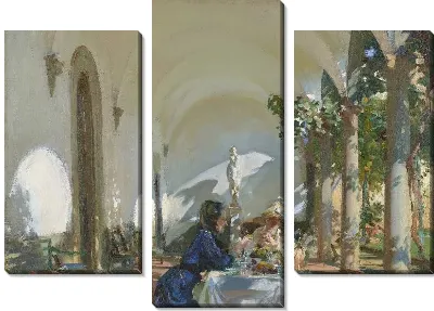 Картина Завтрак в лоджии (1910)