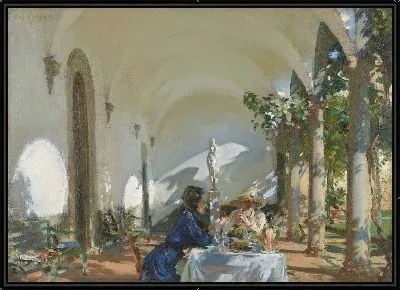 Картина Завтрак в лоджии (1910)