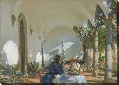 Картина Завтрак в лоджии (1910)