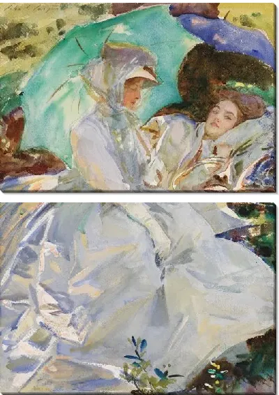 Картина Чтение на перевале Симплон (1911)