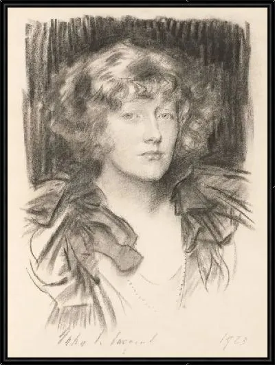 Картина Достопочтенная Клэр Стюарт Вортли (1923)