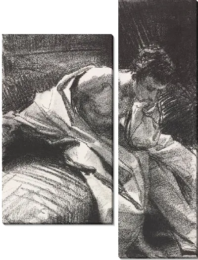 Картина Сидящий молодой человек (1895)