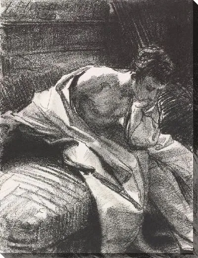 Картина Сидящий молодой человек (1895)