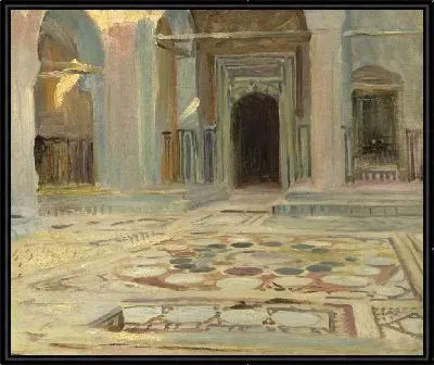 Картина Тротуар, Каир (1891)