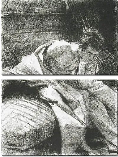 Картина Сидящий молодой человек (1895)