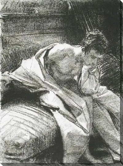 Картина Сидящий молодой человек (1895)