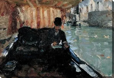 Картина Мужчина в гондоле (1880)