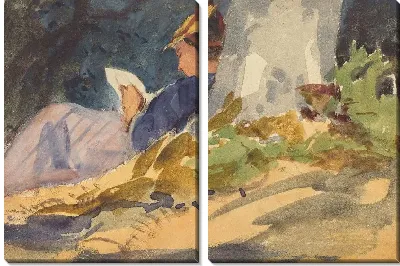 Картина Отдыхающий (1880-1890)