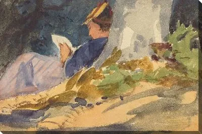 Картина Отдыхающий (1880-1890)