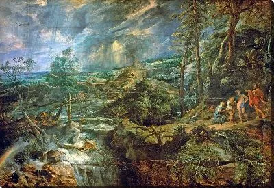 Картина Пейзаж с Филимоном и Бавкидом (1620-1625)