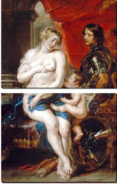 Картина Венера, Марс и Купидон