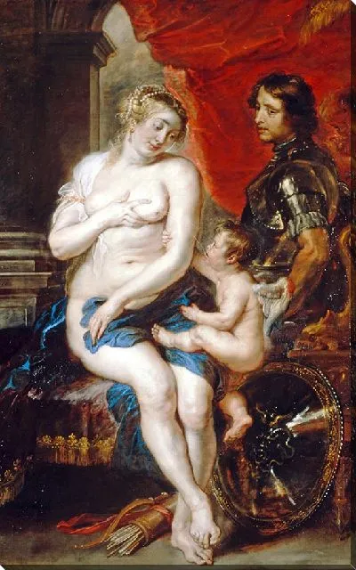 Картина Венера, Марс и Купидон