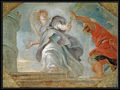 Картина Святая Барбара спасается от своего отца (1620)