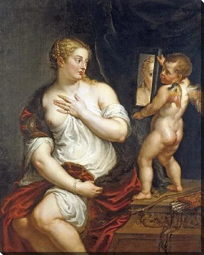 Картина Венера и Купидон