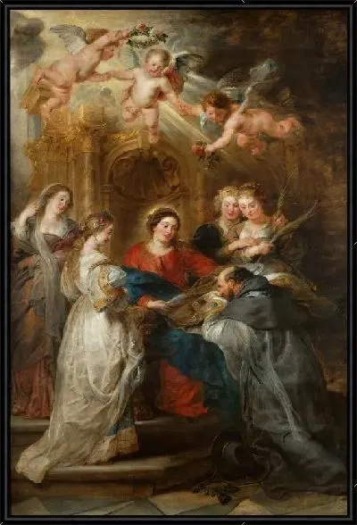 Картина Триптих святого Ильдефонсо (центральная часть) (1630-1632)