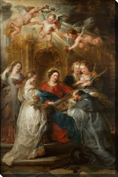 Картина Триптих святого Ильдефонсо (центральная часть) (1630-1632)