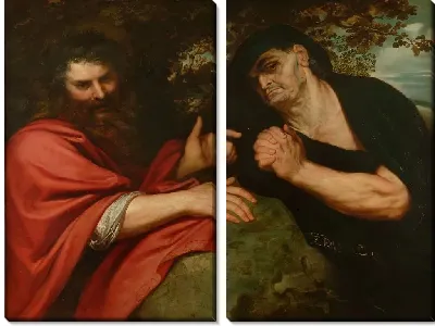 Демокрит и Гераклит (1603)