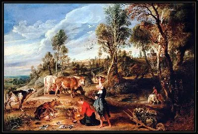 Ферма в Лакене (1617-1618)