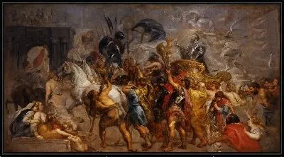 Картина Триумфальный въезд Генриха IV в Париж (1627-1630)