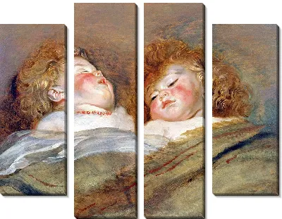 Двое спящих детей