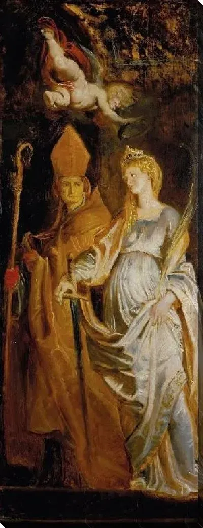 Картина Святые Екатерина Александрийская и Элигий (1610)