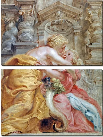Картина Объятия (1633-1634)