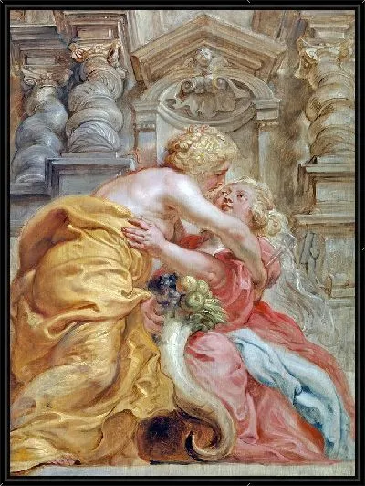Картина Объятия (1633-1634)