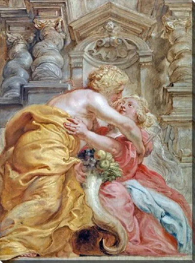 Картина Объятия (1633-1634)