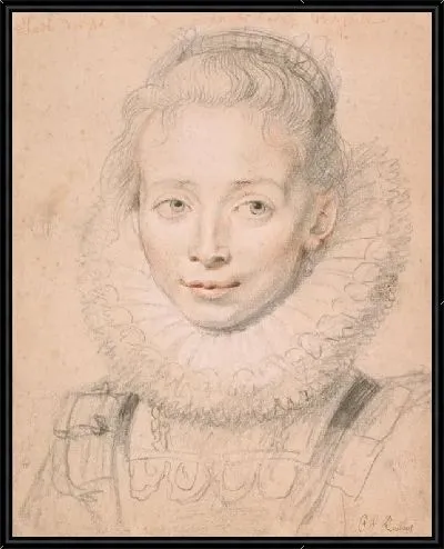 Картина Клара Серена (дочь Рубенса) (1623)