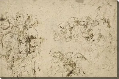 Картина Три группы апостолов в Тайной Вечери  (1600-1604)