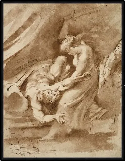Картина Юдифь обезглавливает Олоферна (1609-1610)