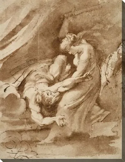 Картина Юдифь обезглавливает Олоферна (1609-1610)