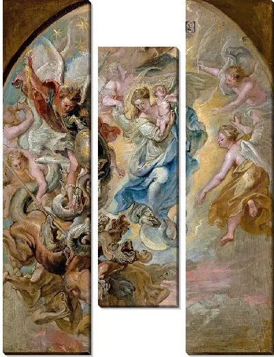 Картина Богоматерь как женщина Апокалипсиса