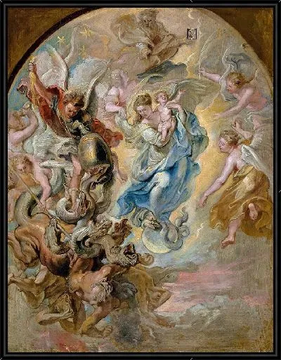 Картина Богоматерь как женщина Апокалипсиса