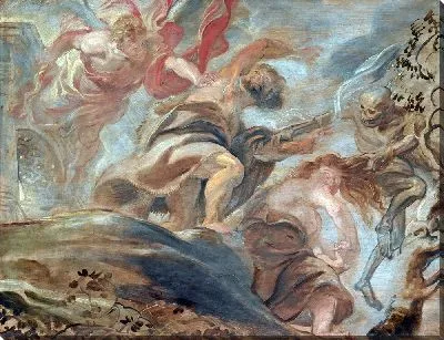 Картина Изгнание из Эдемского сада