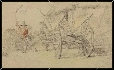 Картина Мужчина возле фермы (1615-1617)