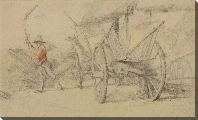Картина Мужчина возле фермы (1615-1617)