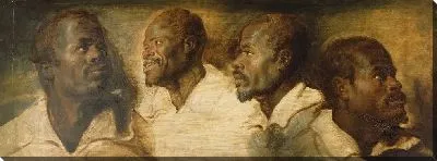 Картина Четыре мужские головы (1617-1620)