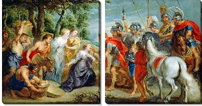 Картина Дэвид встречает Эбигейл (1620)