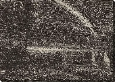 Картина Пейзаж с большой радугой(1638)