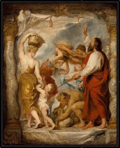 Картина Израильтяне в пустыне (1626-1627)