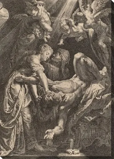 Картина Юдифь обезглавливает Олоферна (1610)