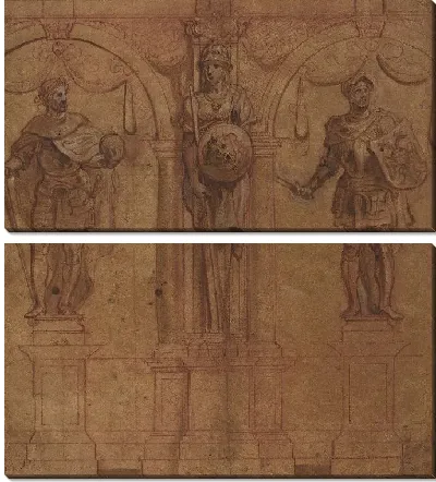 Картина Рудольф I и Альберт I с Палладой (1635)